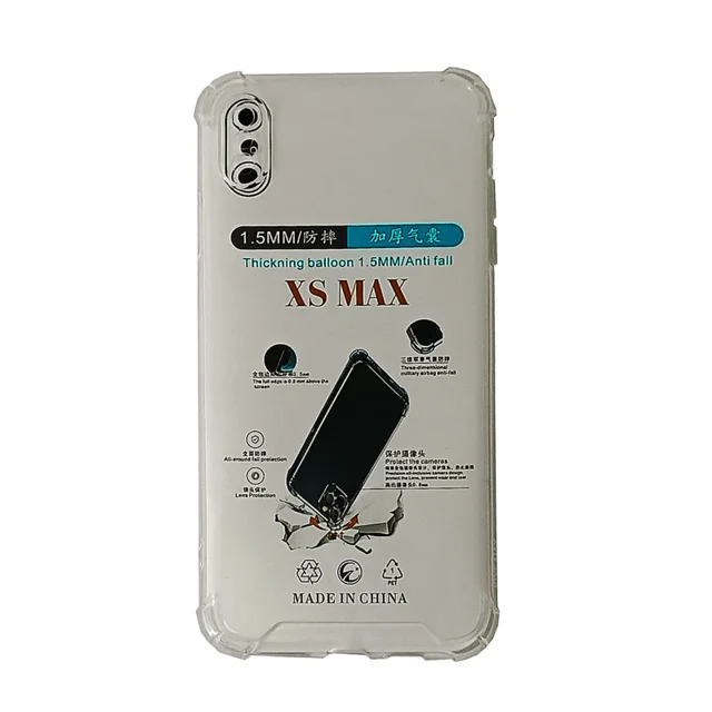 کاور طرح ایربگ دار مدل ژله ای مناسب برای گوشی موبایل اپل iPhone XS Max 101762580
