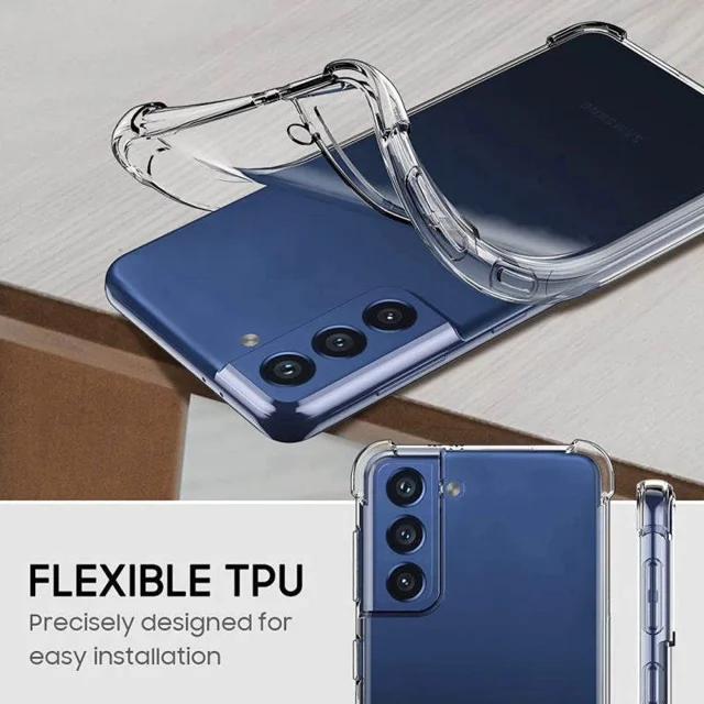 کاور مدل ژله ای مناسب برای گوشی موبایل سامسونگ Galaxy S21 FE 101706664