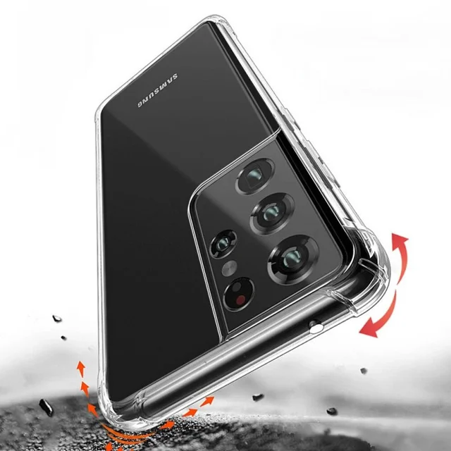 کاور مدل ژله ای کپسول دار مناسب برای گوشی موبایل سامسونگ Galaxy S21 Ultra s21ultra 101729742