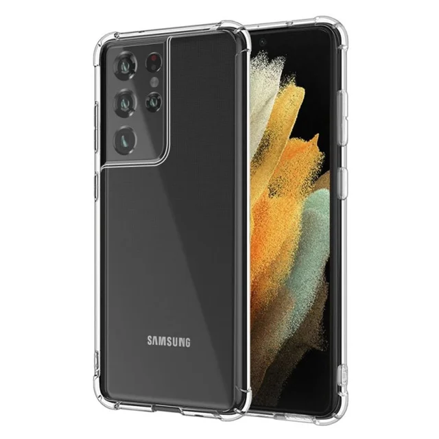 کاور مدل ژله ای کپسول دار مناسب برای گوشی موبایل سامسونگ Galaxy S21 Ultra s21ultra 101729733