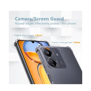کاور مدل ژله ای کپسول دار مناسب برای گوشی موبایل شیائومی Redmi 13C 101707350