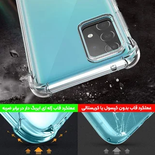 کاور مدل ژله ای کپسول دار مناسب برای گوشی موبایل سامسونگ Galaxy A71 101706603