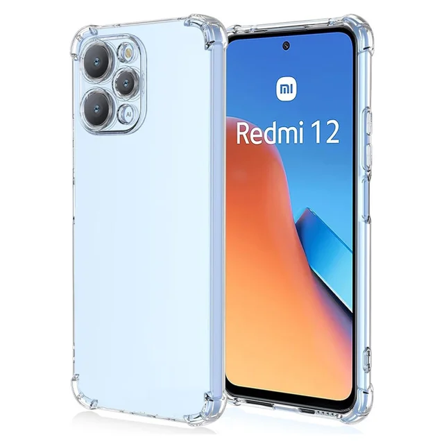 کاور مدل شفاف مناسب برای گوشی موبایل شیائومی Redmi12 4G 101706969