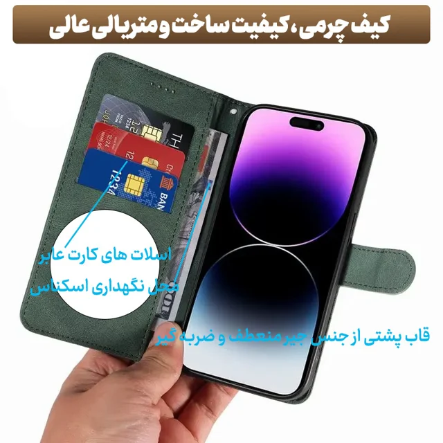 کیف کلاسوری طرح Liberto مناسب برای گوشی موبایل شیائومی Redmi Note 14 Pro 4G 101635144